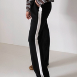 Women's Benny Racer Pants in Black/White SAMPLE - SIZE L (Fits size 16)