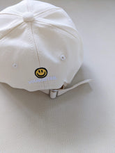 Load image into Gallery viewer, Smiley Embroidery Cap - Cream