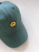 Load image into Gallery viewer, Smiley Embroidery Cap - Forest