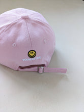 Load image into Gallery viewer, Smiley Embroidery Cap - Lilac