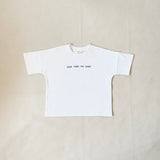 Stars Relaxed Tee - White/Navy