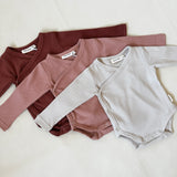 Suvi Waffle Cotton Bodysuit - Clay