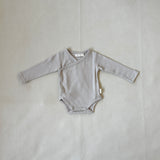 Suvi Waffle Cotton Bodysuit - Oat
