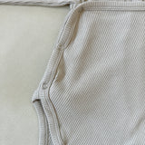 Suvi Waffle Cotton Bodysuit - Oat