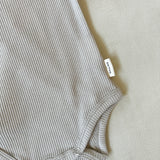 Suvi Waffle Cotton Bodysuit - Oat