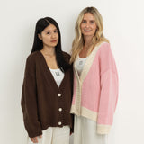 Adult Maeve Knit Cardigan - Chocolate