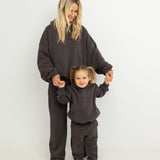 Adult Sporty Cotton Hoodie - Charcoal