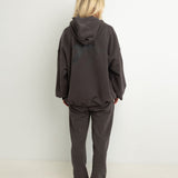 Adult Sporty Cotton Tracksuit Pants - Charcoal