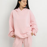 Adult Sporty Cotton Hoodie - Pink