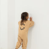 Otto Puff Circle Logo Romper - Fawn