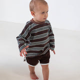 Carter Terry Towelling Shorts - Dark Chocolate