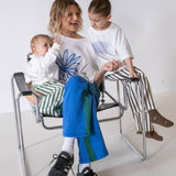 Women's Bloom Relaxed Tee - White/Blue