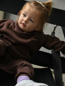 Quinn Hoodie Tracksuit - Cocoa/Cream