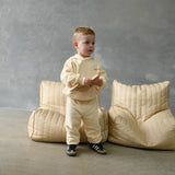 Quinn Hoodie Tracksuit - Cream/Cocoa