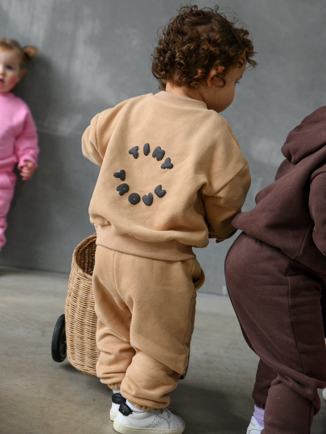 Bindi Puff Tracksuit - Fawn/Cocoa