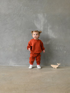 Woodie 3D Logo Tracksuit - Rust