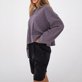 Women's Mum Mode On Top - Brown Marle