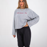 Women's Mum Mode On Top - Grey Marle