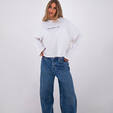 Women's Mum Mode On Top - White