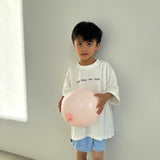 Stars Relaxed Tee - White/Navy