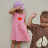 Apple Dress - Bubblegum