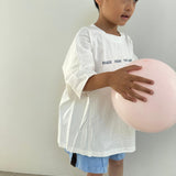 Stars Relaxed Tee - White/Navy