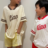 Ciao Smiley Tee - Cream/Cocoa