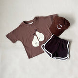 Carter Terry Towelling Shorts - Dark Chocolate