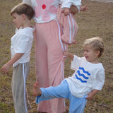Tilly Racer Pants - Blush