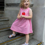 Apple Dress - Bubblegum