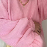 Women's Bea Cotton Knit Jumper - Pink
