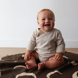 Suvi Waffle Cotton Bodysuit - Oat