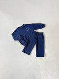 Oslo Wide Leg Tracksuit - Navy