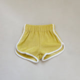 Carter Terry Towelling Shorts - Saffron