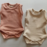 Cali Waffle Bodysuit - Oat