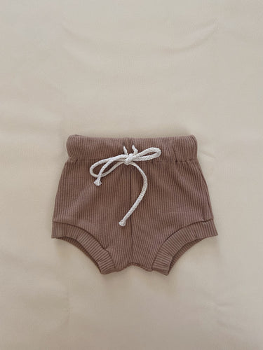 Wategos Ribbed Shorts - Mocha