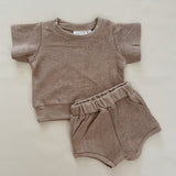 Malibu French Terry Set - Latte