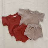 Malibu French Terry Set - Terracotta