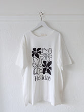 Load image into Gallery viewer, Adult Holiday Relaxed Tee - White/Black