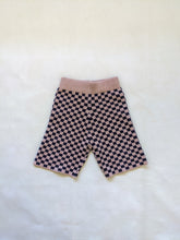 Load image into Gallery viewer, Adult Spencer Checkerboard Knit Shorts - Navy
