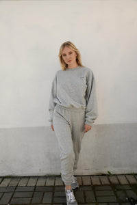 Adult Woodie Logo Tracksuit - Grey Marle