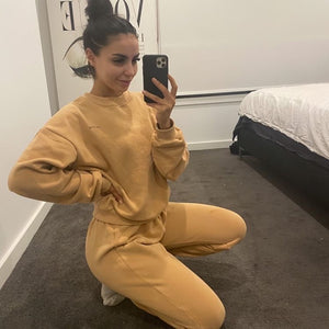 Adult Woodie Logo Tracksuit - Fawn