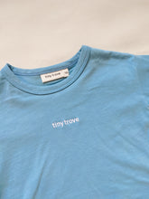 Load image into Gallery viewer, Ambrose Logo Embroidered Tee - Blue/White