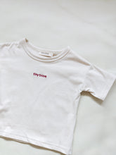 Load image into Gallery viewer, Ambrose Logo Embroidered Tee - Cream/Magenta