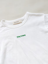 Load image into Gallery viewer, Ambrose Logo Embroidered Tee - White/Emerald