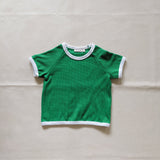 Austin Contrast Waffle Cotton Set - Green/White (ONLINE EXCLUSIVE)