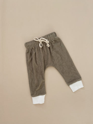 Avalon Contrast Pants - Moss 4Y