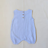 Bowie Sleeveless Jumpsuit - Cornflower Blue