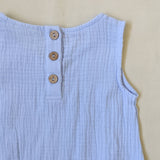 Bowie Sleeveless Jumpsuit - Cornflower Blue