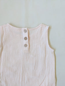 Bowie Sleeveless Jumpsuit - Vanilla